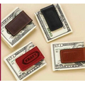 Aniline Glazed Calfskin Magnetic Money Clip